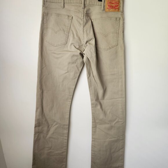 Levi's Men's 517 Boot Cut 5 Pocket Jeans 34 X 34 Desert Taupe Brown - Picture 2 of 3